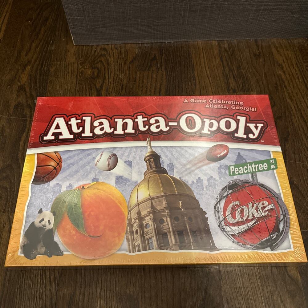 NEW/SEALED Late for the Sky Atlanta Opoly Monopoly Board Game